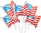 Latex Balloons 5PCS American Flag Patriotic Balloons – 4th of July, Independence Day, Labor Day & Memorial Day Party Decorations